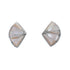 Native American Zuni Sterling Silver Pink Mother of Pearl Post Earrings AX126162